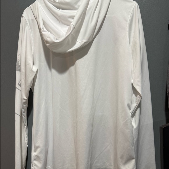 Columbia Omni-Shade White Long Sleeve Neck Swim - Picture 3 of 3